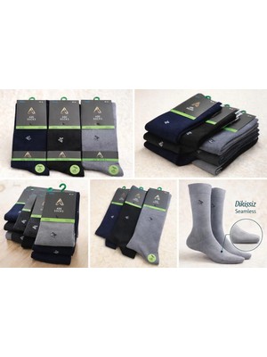 ADG Socks Adg Uzun Çorap 2003 Bambu Uzun Konç Çorap 12’li Set – Gün Boyu Doğal Konfor