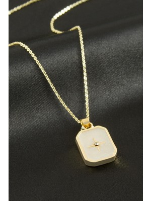 Zero Land Matrixzn Yıldız Mineli Kolye - Gümüş Rengi