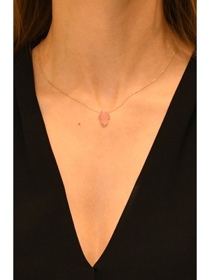 Opal Fatma Ana Eli Kolye 14 Ayar A018979