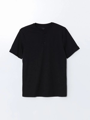 Lc Waikiki Yeni Sezon Bisiklet Yaka Kısa Kollu Erkek Pijama Üst