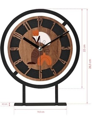 Nexa Dekoratif Desenli Masa Saati