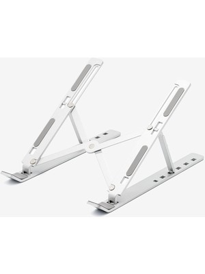 Nexa Laptop Standı Katlanabilir Çok Fonksiyonlu Metal Grey