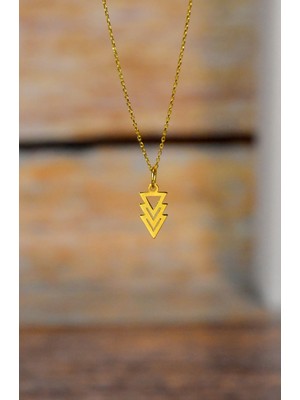 Üçgen Model Kolye 22 Ayar A071554