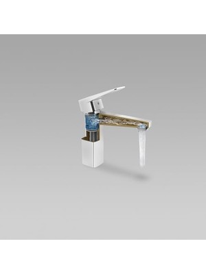 Nexa Root Square A42733 Çanak Lavabo Bataryası, Krom