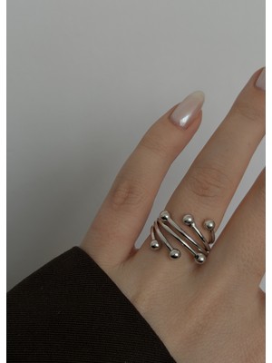 KİLİGİSTANBUL Topçuklar Yüzük (Bedeni Ayarlanabilir)