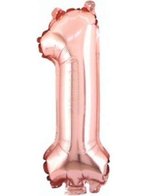 Nexa 34 Inç Folyo Rakam Balon, Rose1