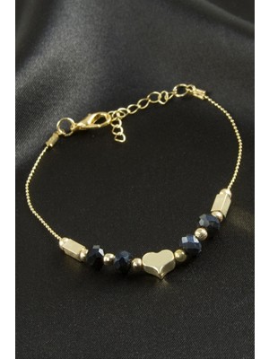 Zero Land Matrixzn Dikdörtgen Kristal Bileklik - Sarı