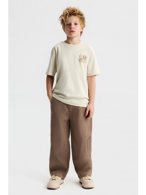 Nk Erkek Çocuk Mustang Pantolon 8-14 Yaş Kahverengi