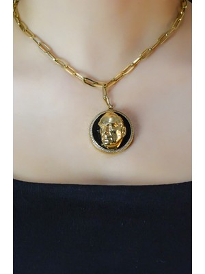 Atatürk Büstü Kolye 14 Ayar A051608