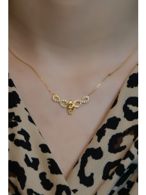 Sonsuzluk Yıldız Kolye 22 Ayar A080233