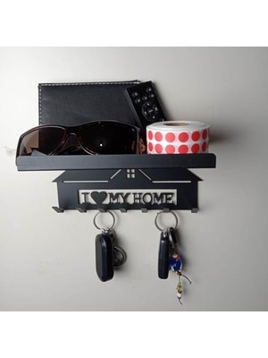 Nexa Anahtar Askılığı My Vidalı Mat Siyah