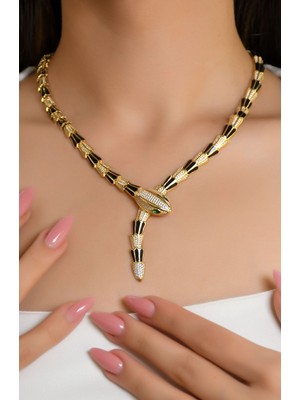 Yılan Tasarım Kolye 14 Ayar A061500