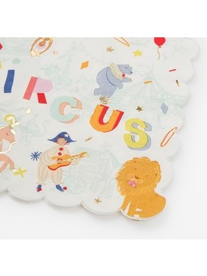 Nexa - Circus Large Napkins - Sirk Peçeteler (L) (X16)