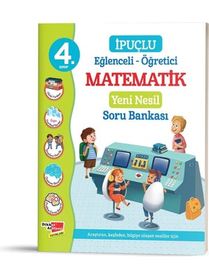 Liora 4. Sınıf Eğlenceli - Öğretici Ipuçlu Matematik Yeni Nesil Soru Bankası