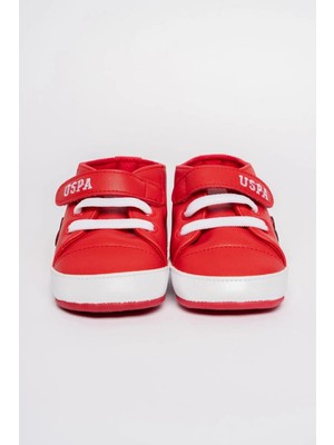 U.s. Polo Assn. Kız Bebek Ilk Adım Ayakkabı 17-19 Numara Kırmızı