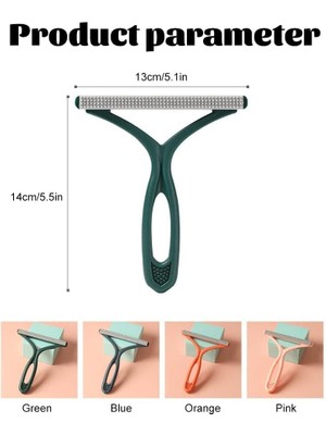 Liora Silikon Çift Taraflı Elbise Tiftik ve Tüy Toparlayıcı Kazak Hırka Halı Plastik Kumaş Tüy Alma 1 Adet