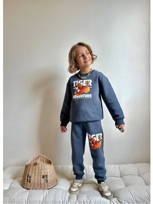 Yiğit Butik Tiger Karakter Baskılı Erkek Çocuk Alt Üst Takım