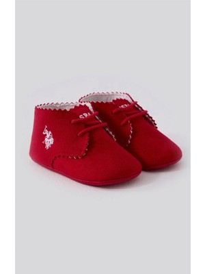 U.s. Polo Assn. Kız Bebek Ilk Adım Ayakkabı 17-19 Numara Kırmızı