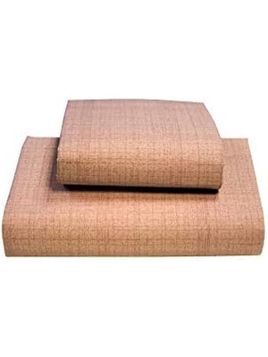 Liora AT7511 Çift Kişilik Çarşaf Seti, Sütlü Kahve