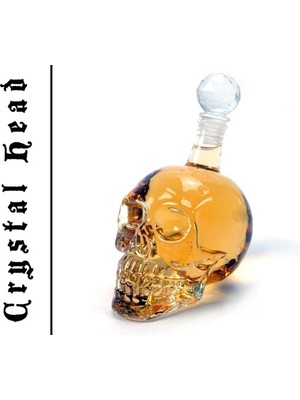 Aesco Crystal Head Kuru Kafa Cam Şişe 350 ml - Lisinya