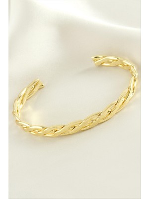 Zero Land Matrixzn Burgulu Kelepçe Bileklik - Sarı