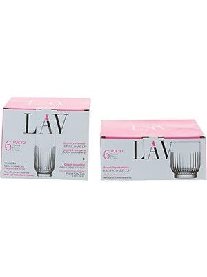 Nexa Lav, Tokyo 12'li Bardak Seti, 8692952211317, Şeffaf