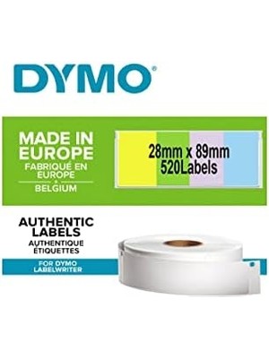 Nexa S0722380, Lw Adres Etiketi, (89X28 Mm) 520 Etiket/paket, Karışık Renkli (99011)