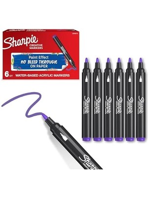 Liora Akrilik Markör, Yuvarlak Uç, Lila