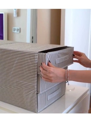 Aesco 3 Bölmeli Çekmece , Çok Amaçlı Organizer - Çorap Çamaşır Organizer - Masa Üstü Düzenleyici ( Lisinya )