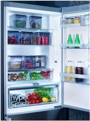 Nexa Kapaklı Küp Düzenleyici Şeffaf Siyah 165 * 355 * 160 mm M-E73-20-25