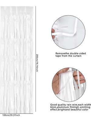 Aesco Soft Beyaz Renk Duvar ve Kapı Perdesi Ithal 100X200 cm - Lisinya