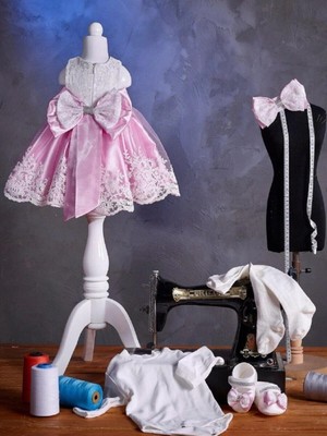 Babylia 0-3 Ay Kız Bebek Pembe 5'li Lüks Mevlüt Seti