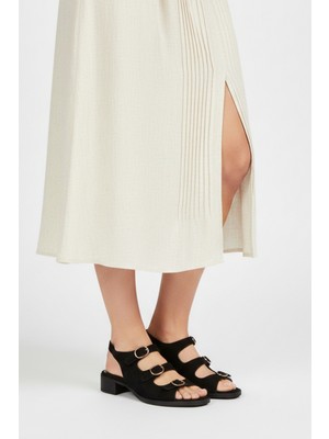 Albini 26108623Y Kadın Deri Sandalet