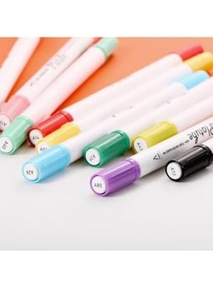 Liora Platube 60’lı Brush Pen Çift Taraf Marker Kalem Seti Bullet Jurnal Mandala Eskiz Boyama Seti
