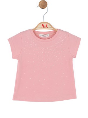 Nk Kız Bebek Pearl Tshirt 1-4 Yaş Pembe