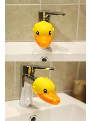 Aesco Çocuklar Için Musluk Uzatıcı Sevimli Ördek - Lisinya