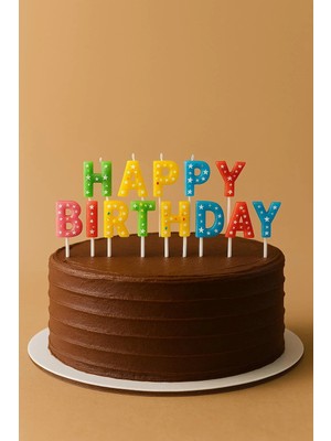 Aesco Happy Birthday Renkli Mum - Lisinya