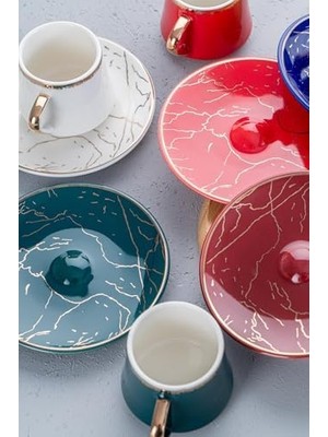 Liora Milla 6lı Porselen Kahve Fincan Takımı