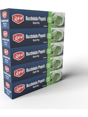 Liora Büyük Boy Buzdolabı Poşeti 30X45CM 50'li x 5 Paket (250 Adet)