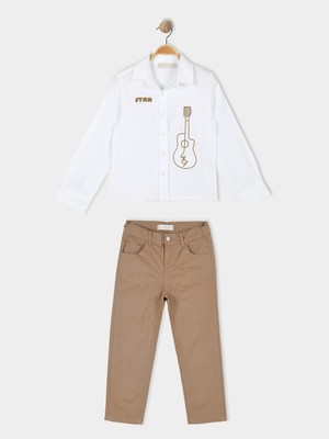 Alg ERKEK ÇOCUK BAYRAMLIK GÖMLEK PANTOLON 2'Lİ SET