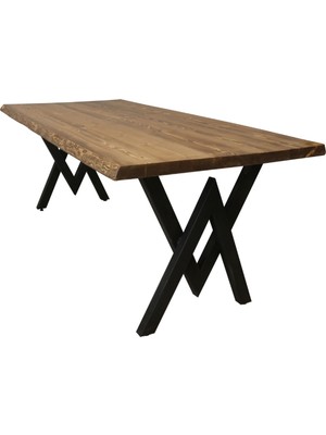 BRK Design Doğal Ahşap Yemek Masası