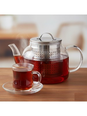 Aesco Çay Süzgeci Büyük Boy Paslanmaz Çelik Demlik Içi Çay Süzgeci Geniş Hacimli ve Dayanıklı - Lisinya