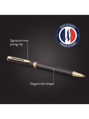 Liora Waterman Hemisphere 25 Metalik Siyah Gt Tükenmez Kalem