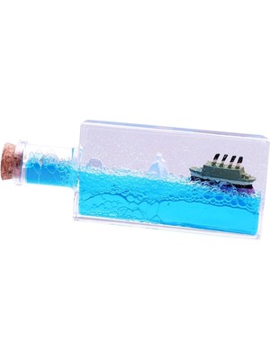 Aesco Batmayan Gemi Şişe Akvaryum - Lisinya