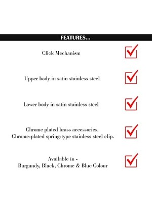 Liora 77 Tükenmez Kalem Paslanmaz Çelik