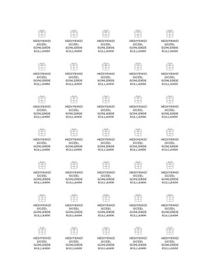 Liora Paketlemeye Özel 525 Adet Sticker, Hediyenizi Güzel Günlerde Kullanın