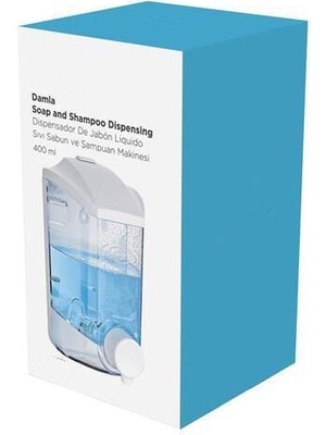 Aesco Damla Sıvı Sabun ve Şampuan Makinesi 400 ml - Lisinya