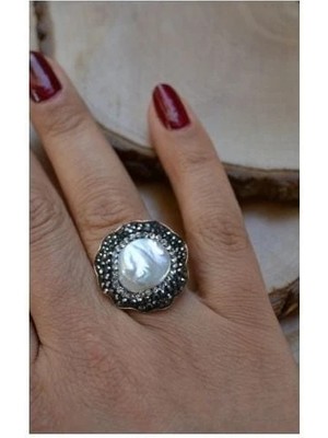 Stoneage Sakız Incisi El Yapımı Ayarlanabilir Kadın Yüzük