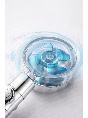 Aesco Duş Başlığı Turbo Pervaneli Serinletici Tasarım - Lisinya