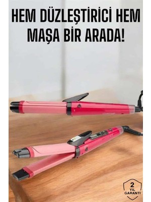 Aesco Hem Düzleştirici Hem Maşa Saç Şekillendirici - Lisinya